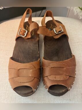 NWOT Lotta from Stockholm wooden clogs size 42 (11 US)